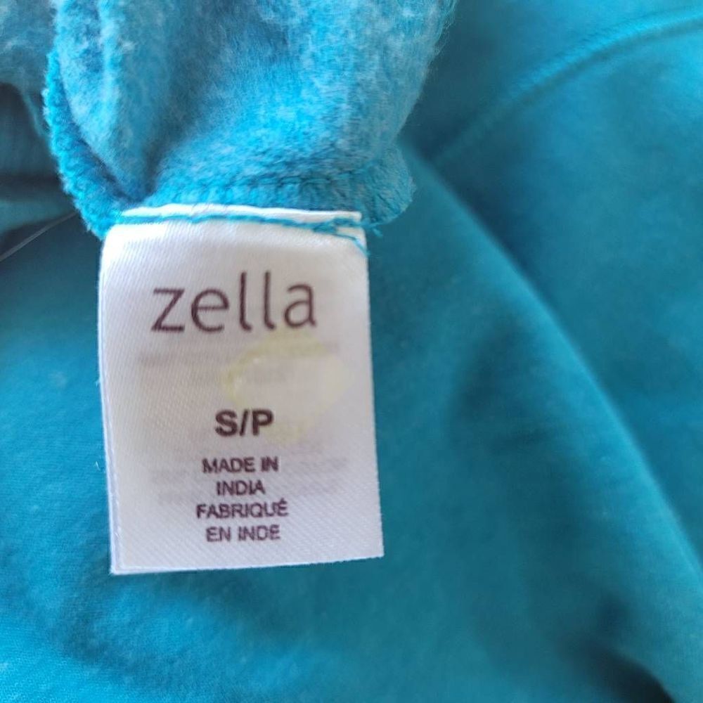 Zella womens Sz S blue pullover workout sweater - Picture 7 of 8